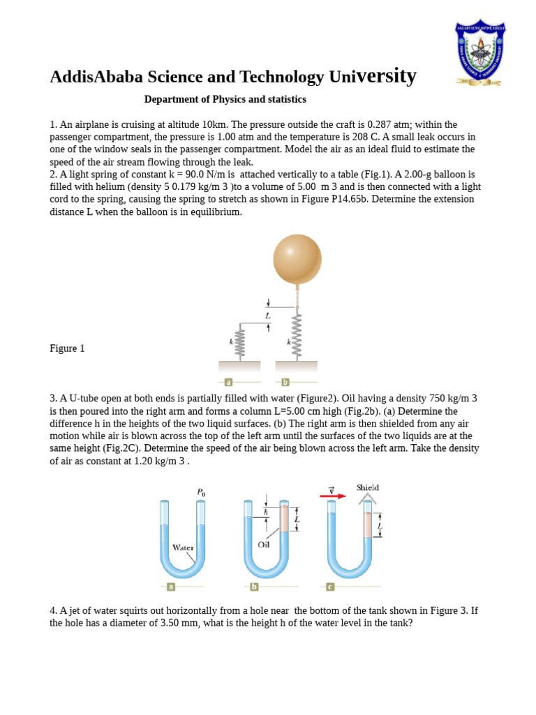 Physics Problems and Solutions Guide | PDF | Pressure | Force
