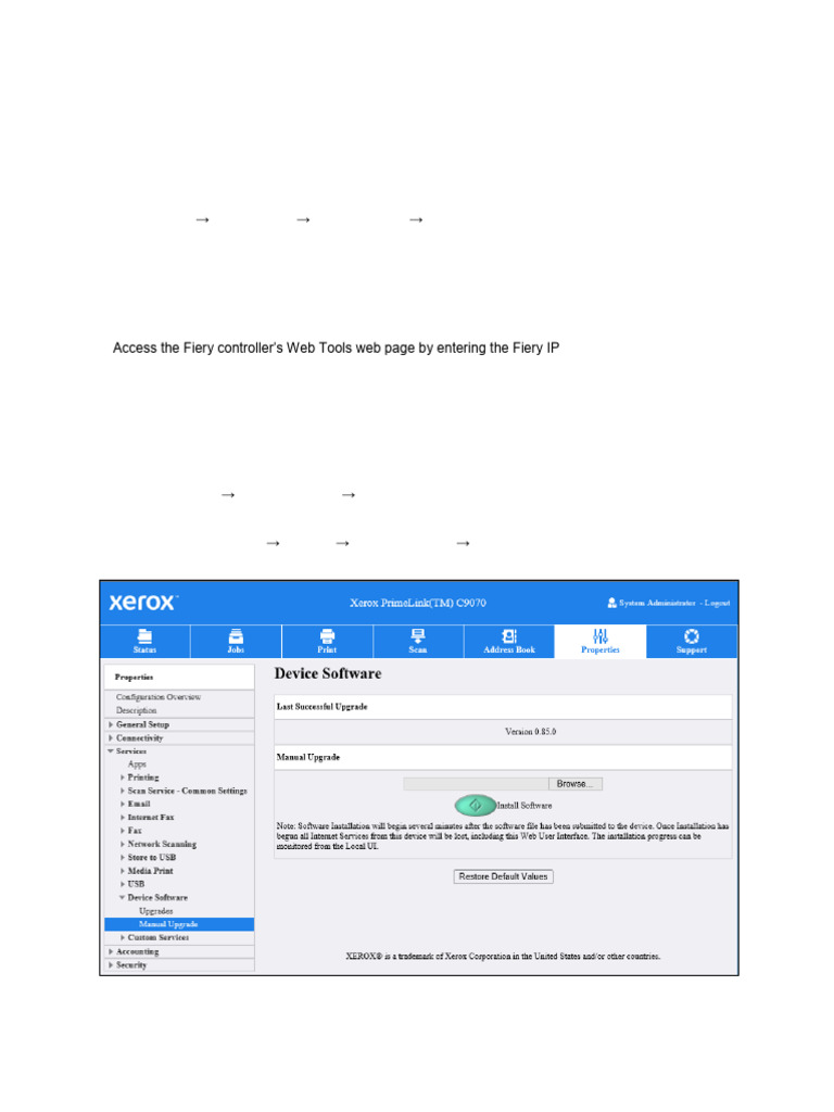 Xerox PrimeLink C9065/C9070 Setup Guide | PDF
