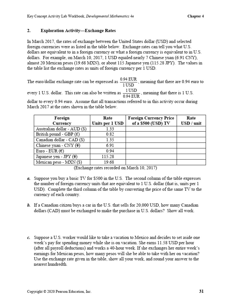 Exchange Rates and Currency Conversion Guide | PDF | Exchange Rate ...