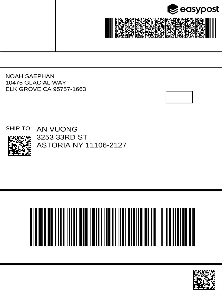 USPS Ground Advantage Shipping Label | PDF