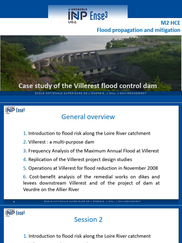 Villerest Flood Control Dam Analysis | PDF | Discharge (Hydrology) | Flood