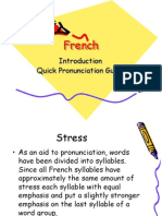 French: Quick Pronunciation Guide