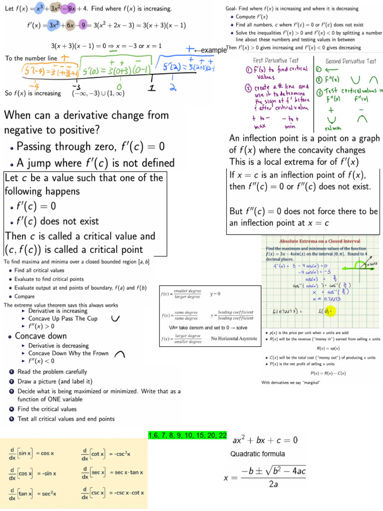 Cheat Sheet-Exam 2 PDF | PDF