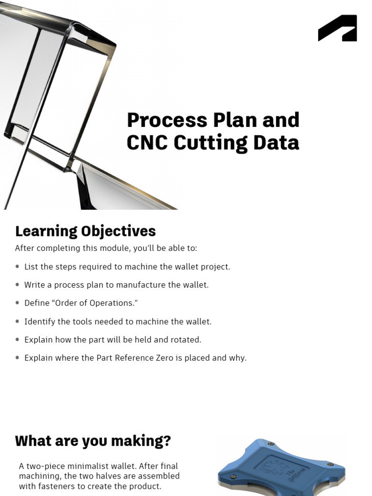 CNC Process Plan for Wallet Manufacturing | PDF | Metalworking