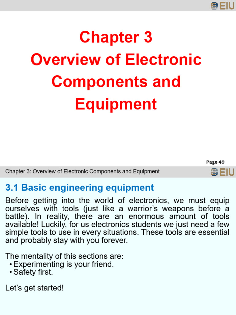 ECE100 Chapter 3 | PDF | Power Supply | Electrical Engineering