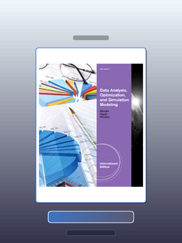 Data Analysis Optimization and Simulation Modeling International ...