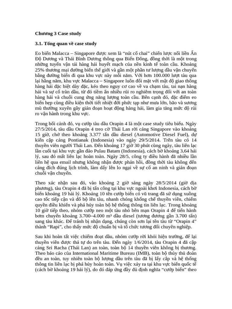 Chương 3 Case study | PDF