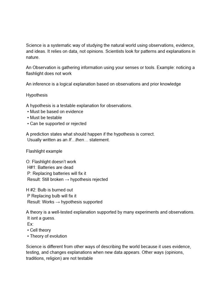 Understanding Scientific Method Basics | PDF | Experiment | Hypothesis