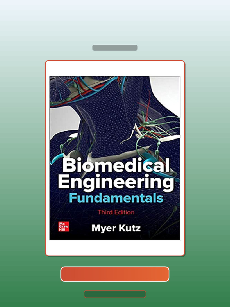 Biomedical Engineering Fundamentals Third Edition by Myer Kutz E-book ...