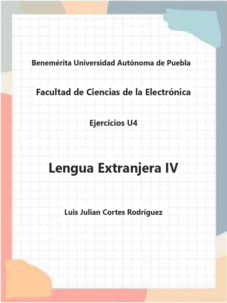 Ejercicios Unidad 4 | PDF