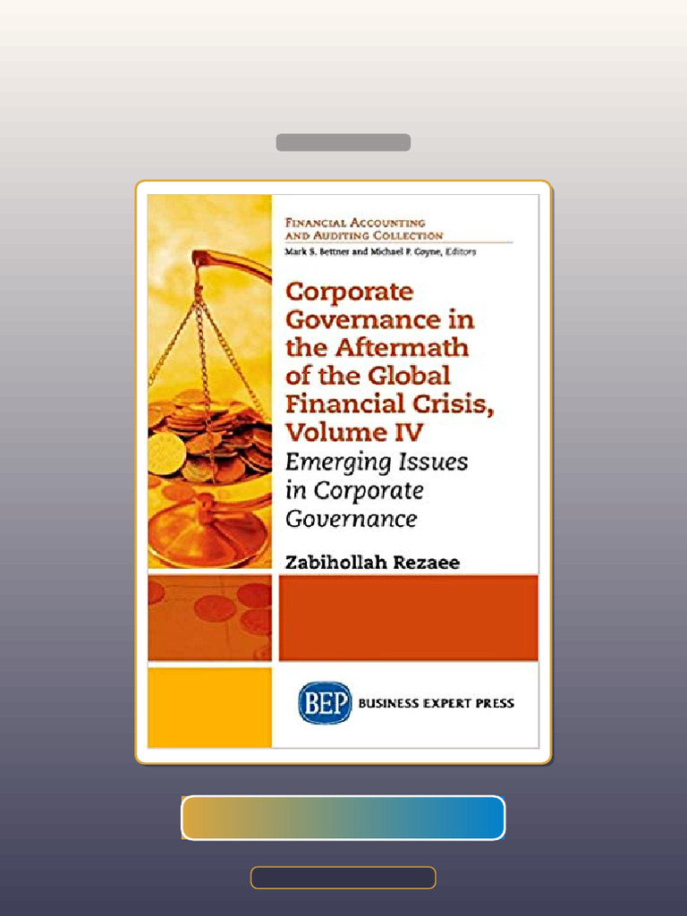 Corporate Governance in the Aftermath of the Global Financial Crisis ...