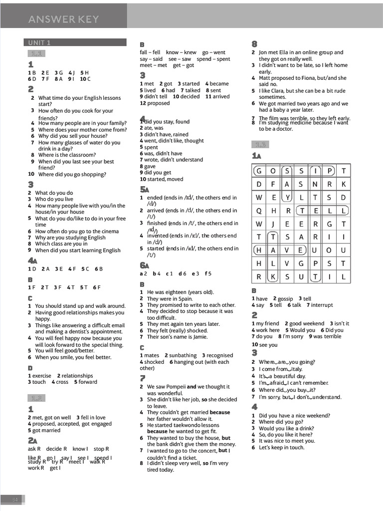 English Verb Tenses Answer Key | PDF | Sherlock Holmes
