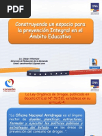 Ámbito Educativo del Plan Sembrando Valores para la Vida 2012