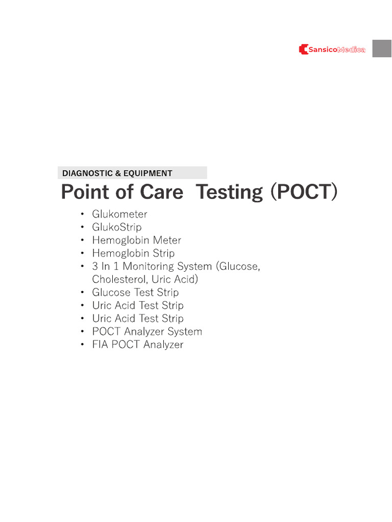 Diagnostic & Equipment | PDF