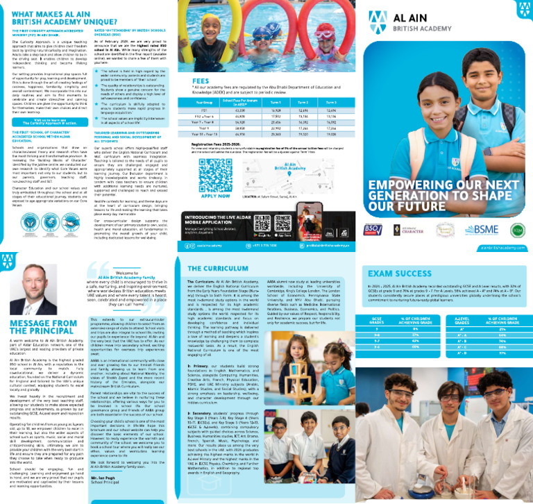 AABA School Brochuer 2025 26 | PDF