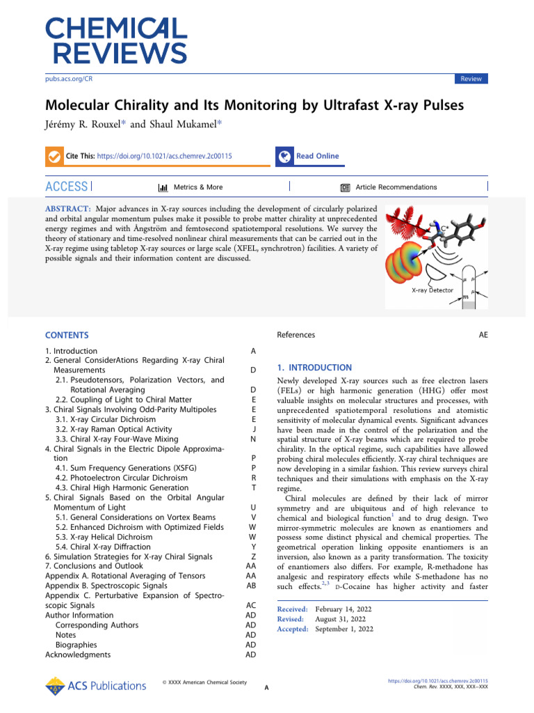 Rouxel 2022 | PDF | Polarization (Waves) | Chirality (Chemistry)