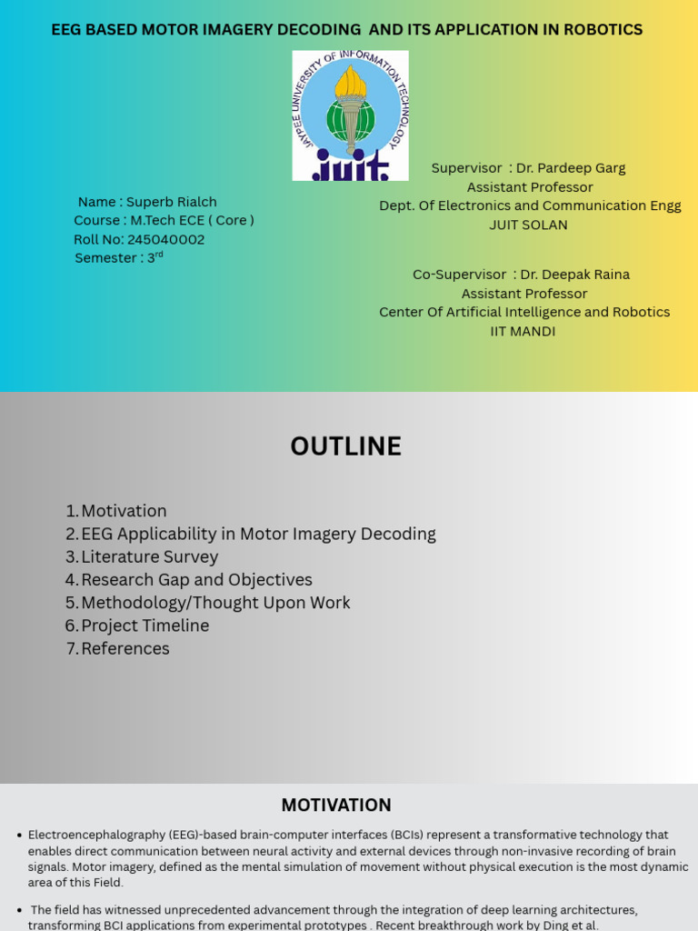 EEG Motor Imagery Decoding in Robotics | PDF | Neuroscience | Cognitive ...