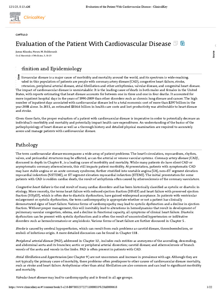 Cardiovascular Disease Overview and Impact | PDF | Heart | Heart Failure