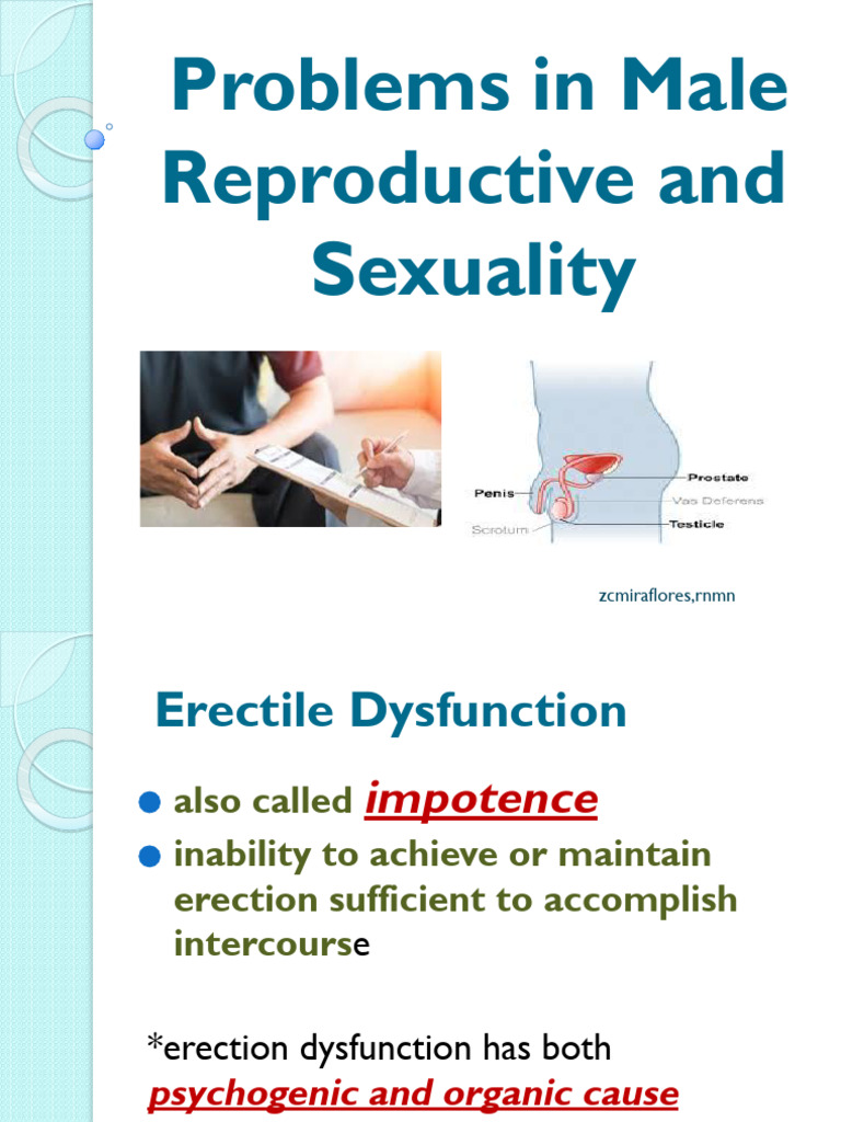 Male Reproductive Health Issues Explained | PDF | Prostate | Cancer