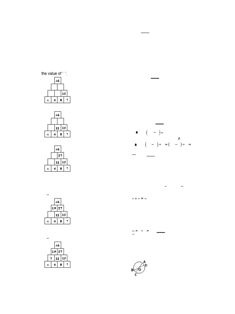 MATHCOUNTS 2010 Chapter Sprint Solutions | PDF | Area | Triangle