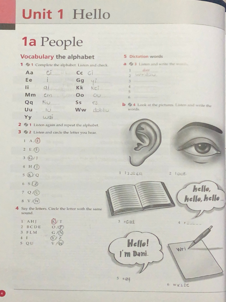 Workbook Units 1 and 2 | PDF