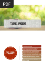 How to Write a Trip Description | PDF | Grammar | Linguistics