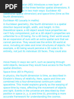 All Dimensions Explained From 0D To 11D | PDF