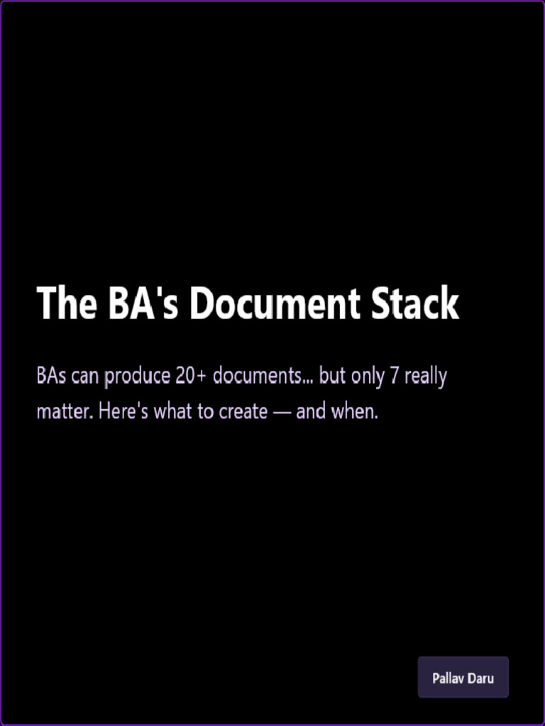 BA Essential Documents | PDF