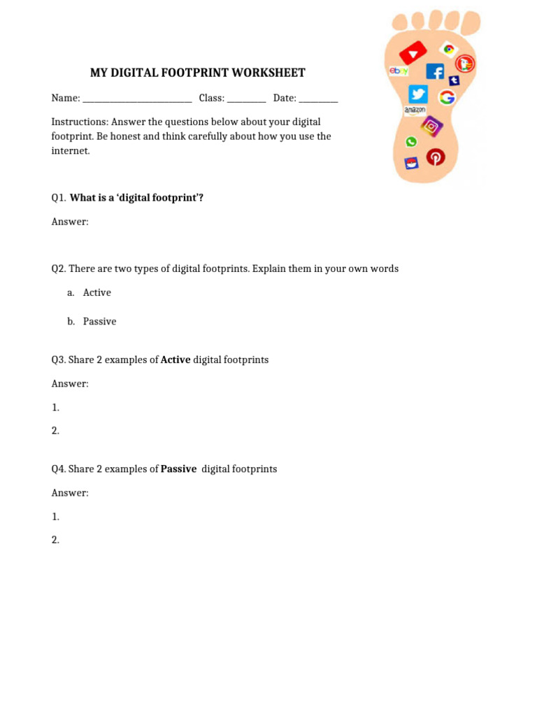 Understanding Your Digital Footprint | PDF