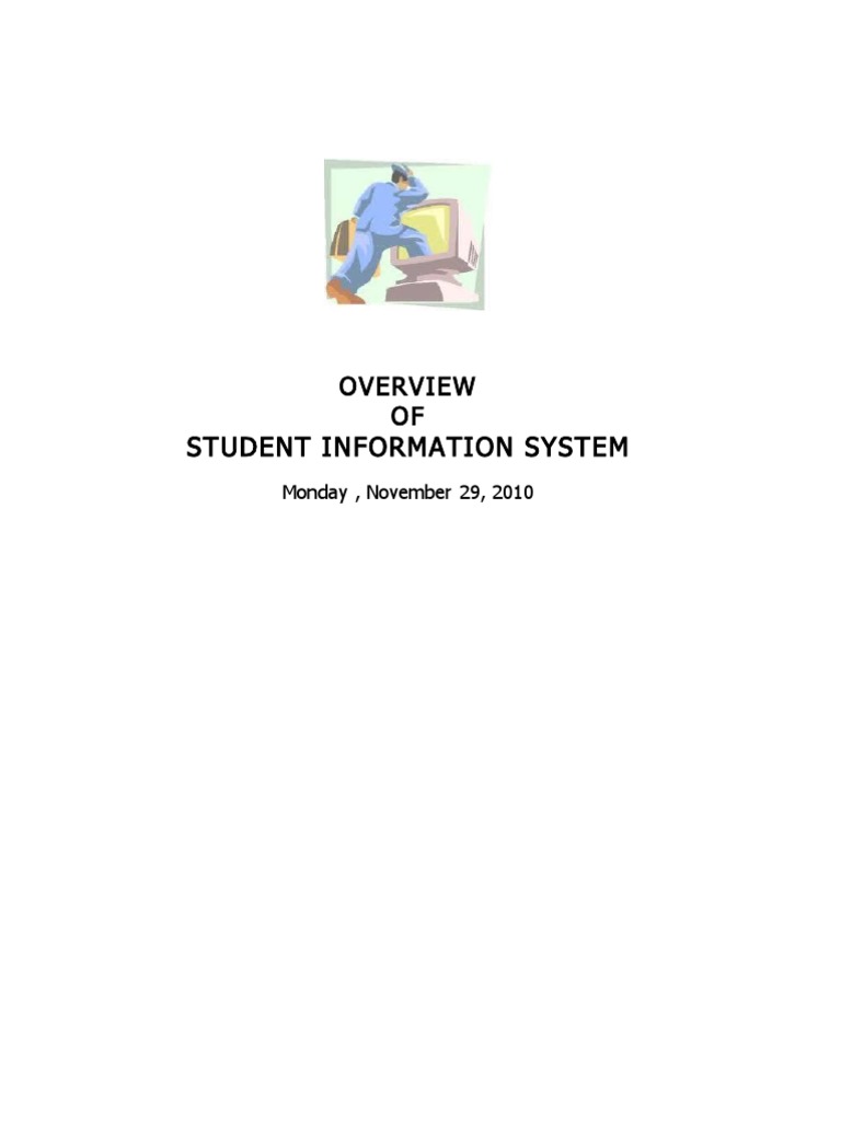 Student Information System PDF Information System Management