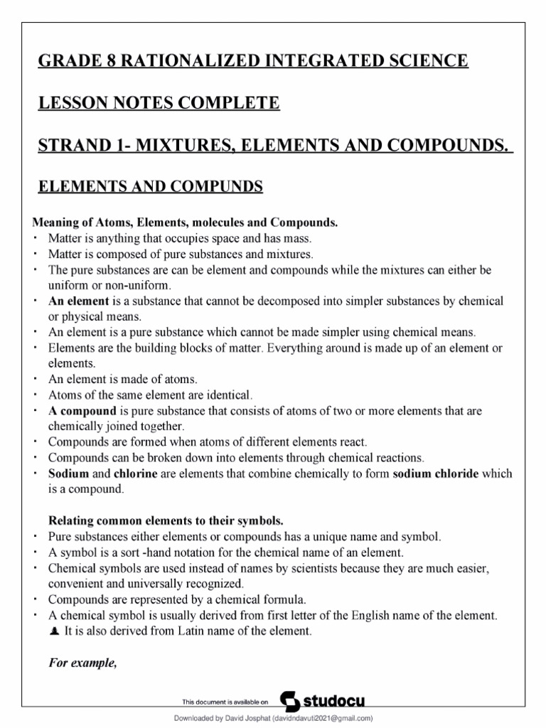 Science G8 | PDF