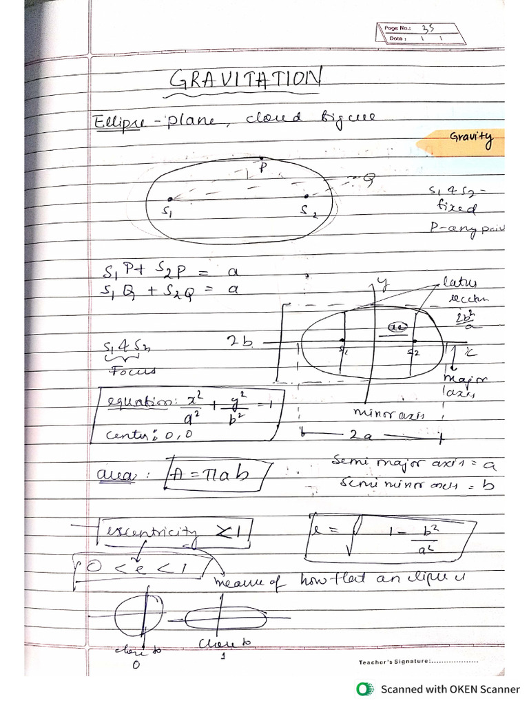 Gravation Notes | PDF