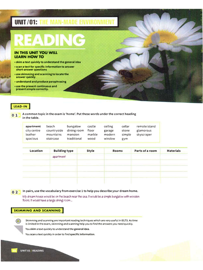 Mindset For IELTS 2 - Unit 1 | PDF
