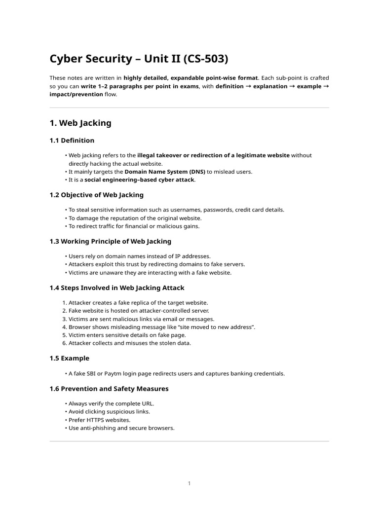 Cyber Security Concepts and Attacks Overview | PDF | Phishing ...