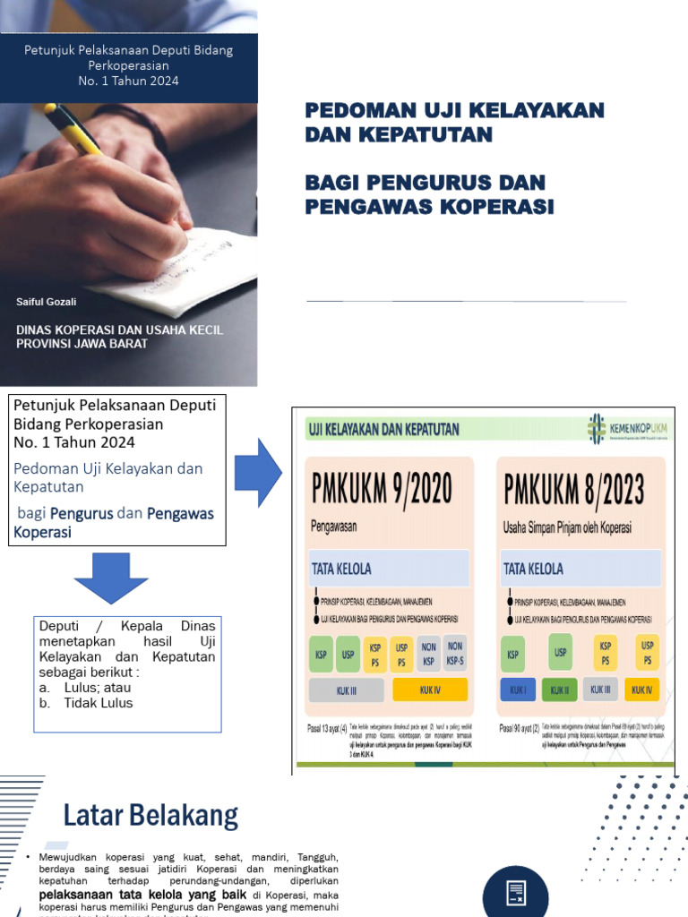 Pedoman Uji Kelayakan Pengurus Koperasi | PDF