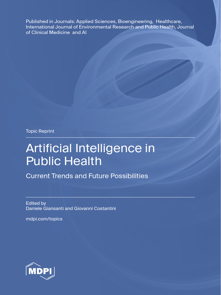 Artificial Intelligence in Public Health | PDF | Artificial ...