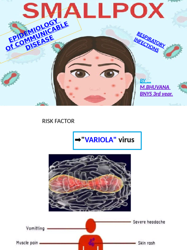 Epidemiology of Smallpox Infections | PDF