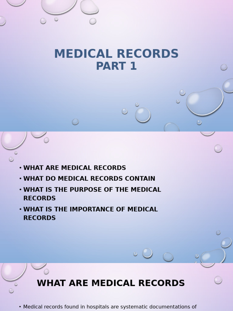 Understanding Medical Records Essentials | PDF | Medical Record ...