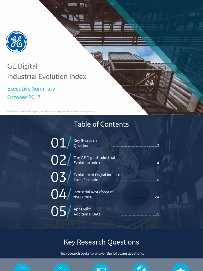 GE Digital Industrial Evolution Index 2017 | PDF | Return On Investment ...