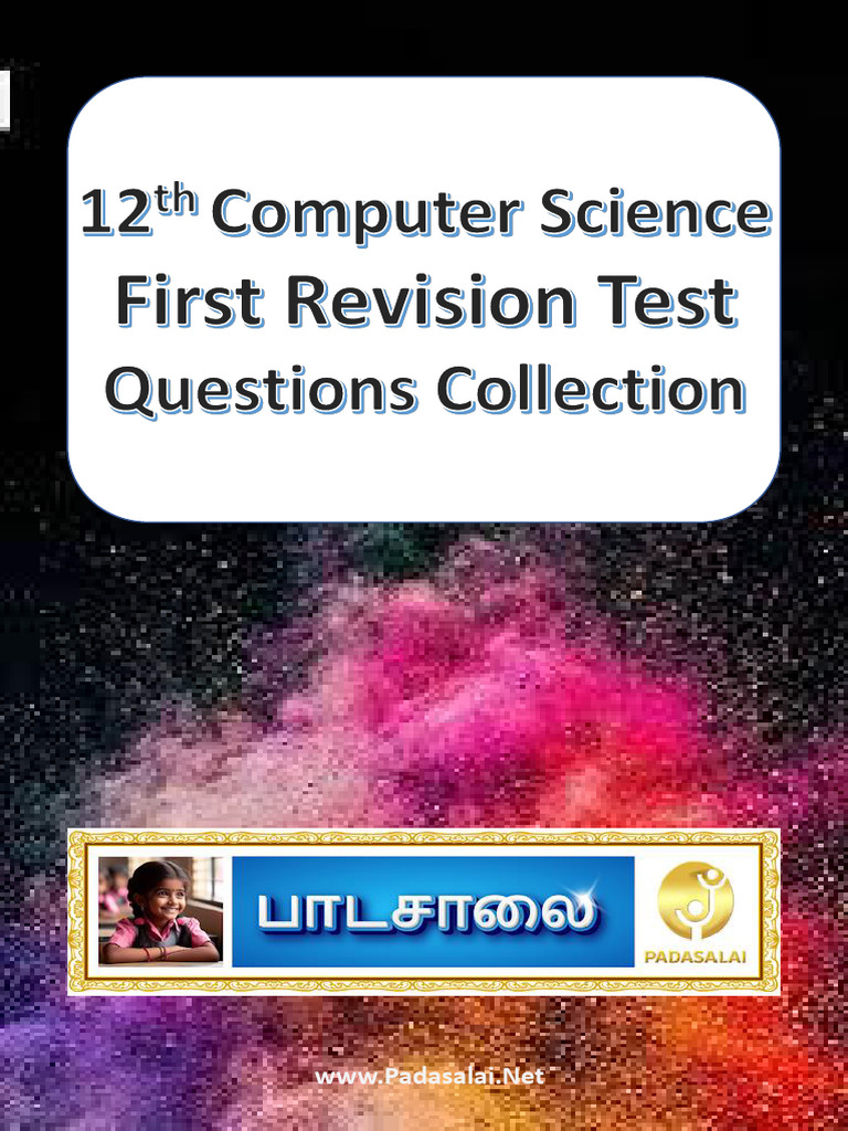 12th Computer Science Question Bank | PDF | Mathematics | Science