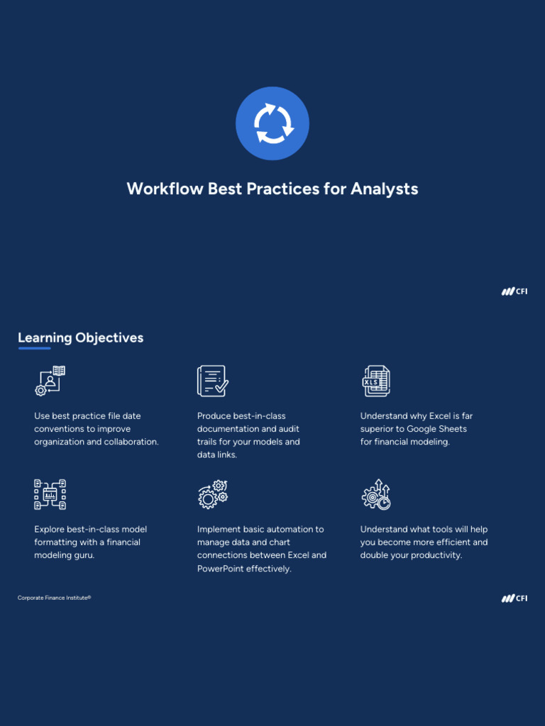 Best Practices for Financial Workflow | PDF | Microsoft Excel | Filename