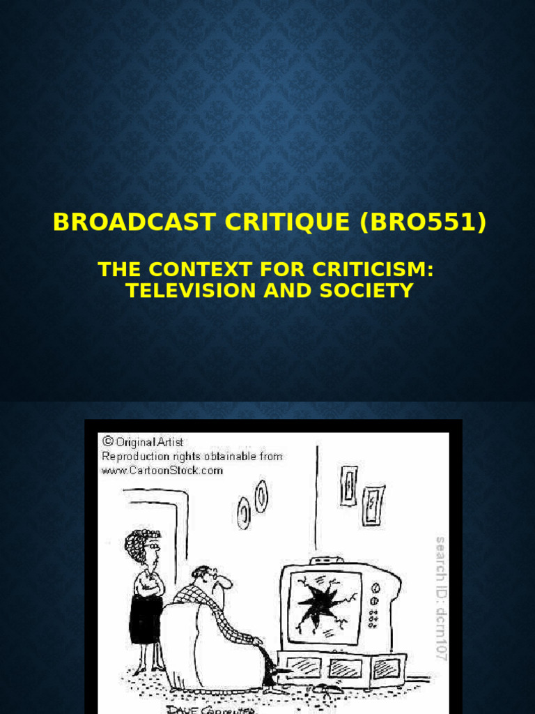 Understanding Television Criticism | PDF | Critique | Liberal Arts ...