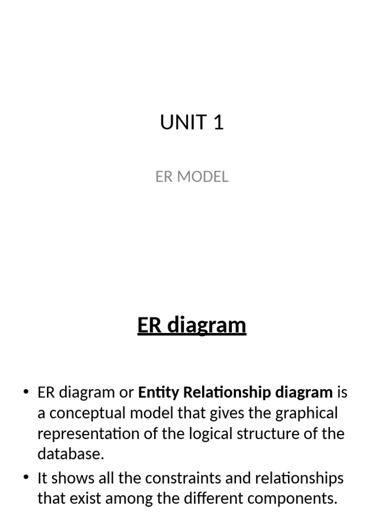 Understanding ER Diagrams and Components | PDF | Data Management ...