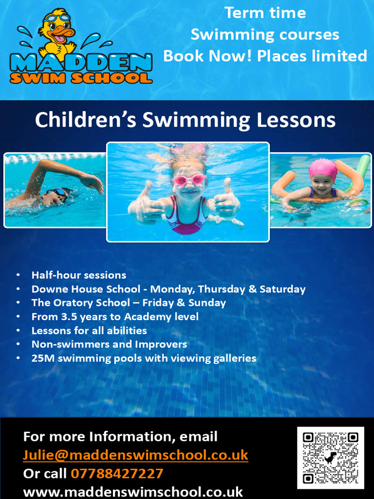 Children's Swimming Lessons Enrollment | PDF