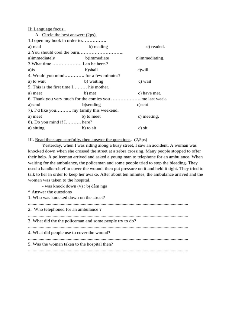 English Language Practice: Reading & Grammar | PDF | Chess Theory | Chess