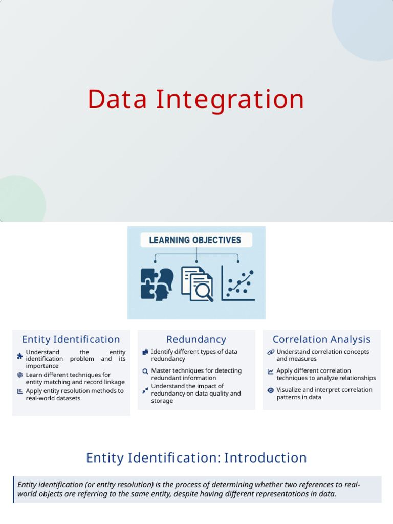 Entity Identification and Data Redundancy Techniques | PDF | Applied ...