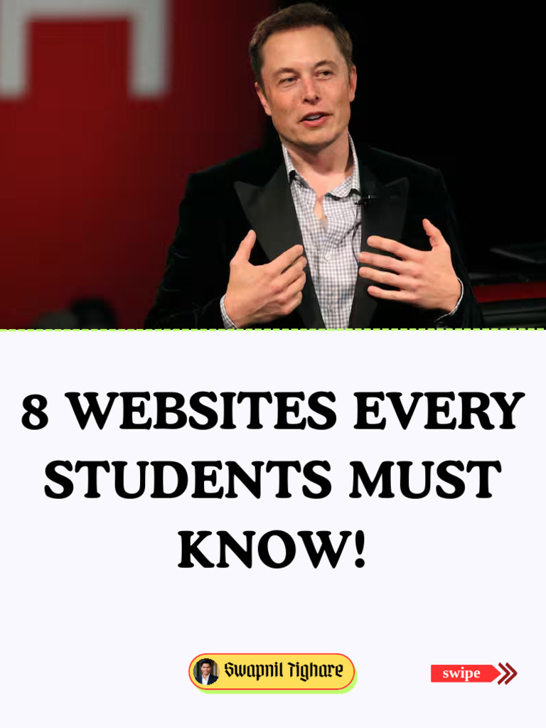 8 Websites Every Student Must Know | PDF