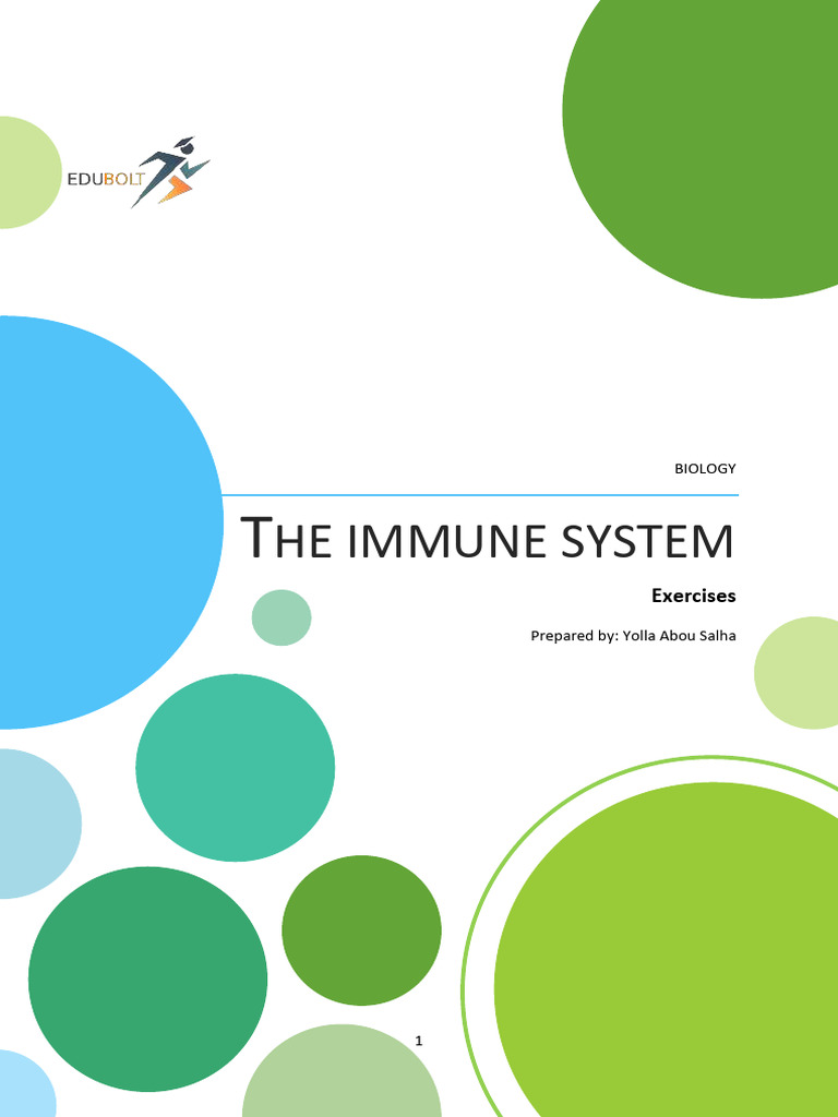 The Immune System - Exercises | PDF | Immune System | Lymphocyte