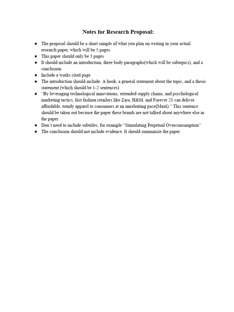 Guidelines for Research Proposal Writing | PDF