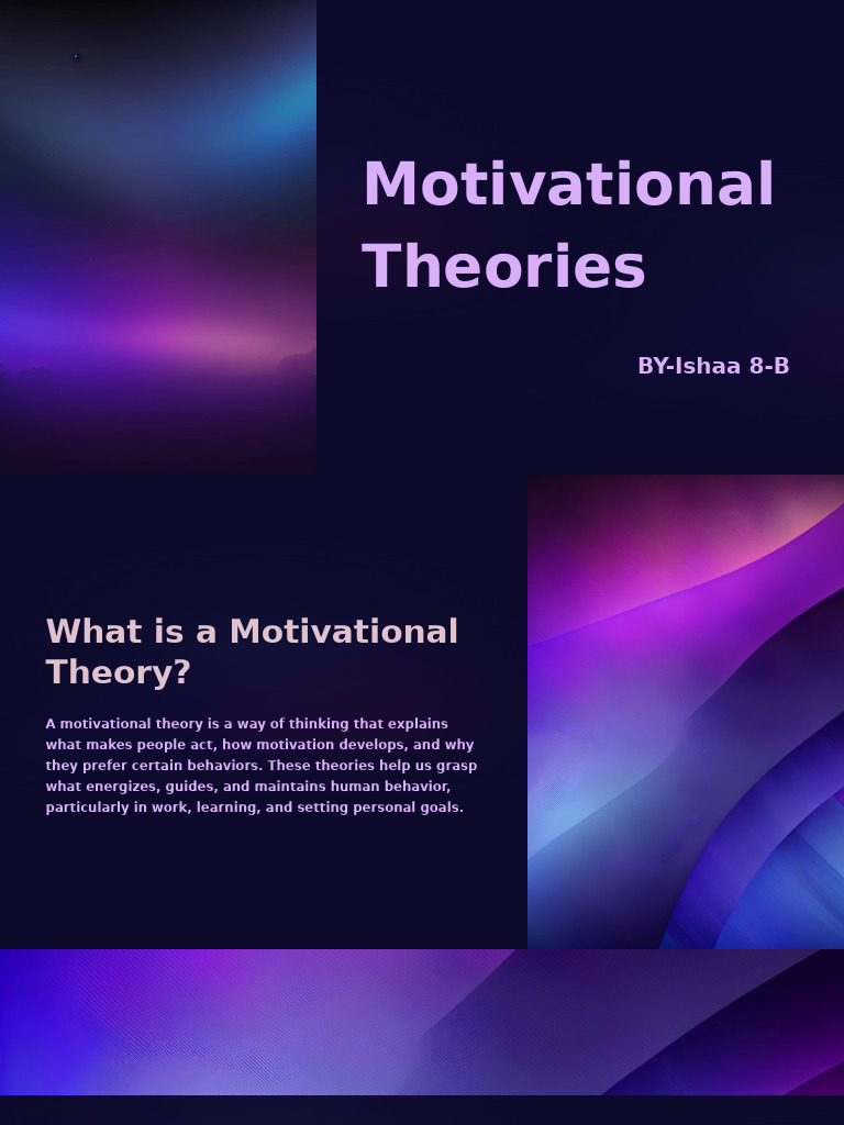 Understanding Motivational Theories | PDF | Motivational | Motivation